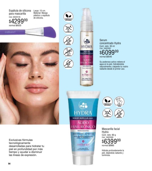 Hydra Mascarilla facial y Serum 