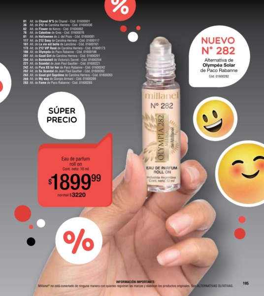 Alternativas a roll on